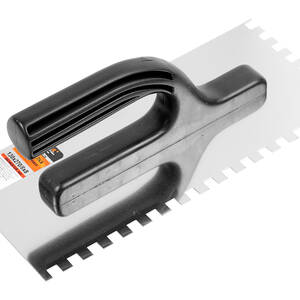 Гладилка металлическая зубчатая 130 х 270 мм, STARTUL MASTER