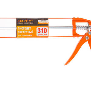Пистолет для герметика скелетный 310 мл, STARTUL STANDART