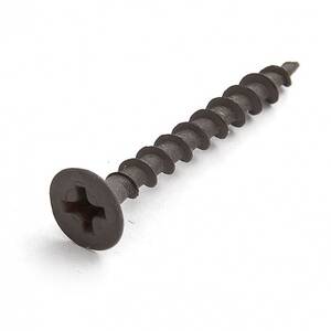 Саморез фосфат черный по дереву, 3,5 х 25 мм