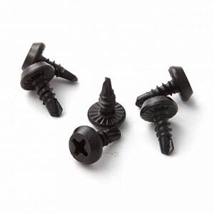 Саморез фосфат черный со сверлом (клоп), 3,5 х 9,5 мм